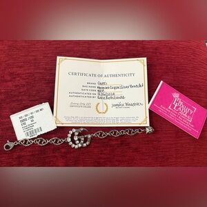 Gucci GG Marmont Crystal bracelet